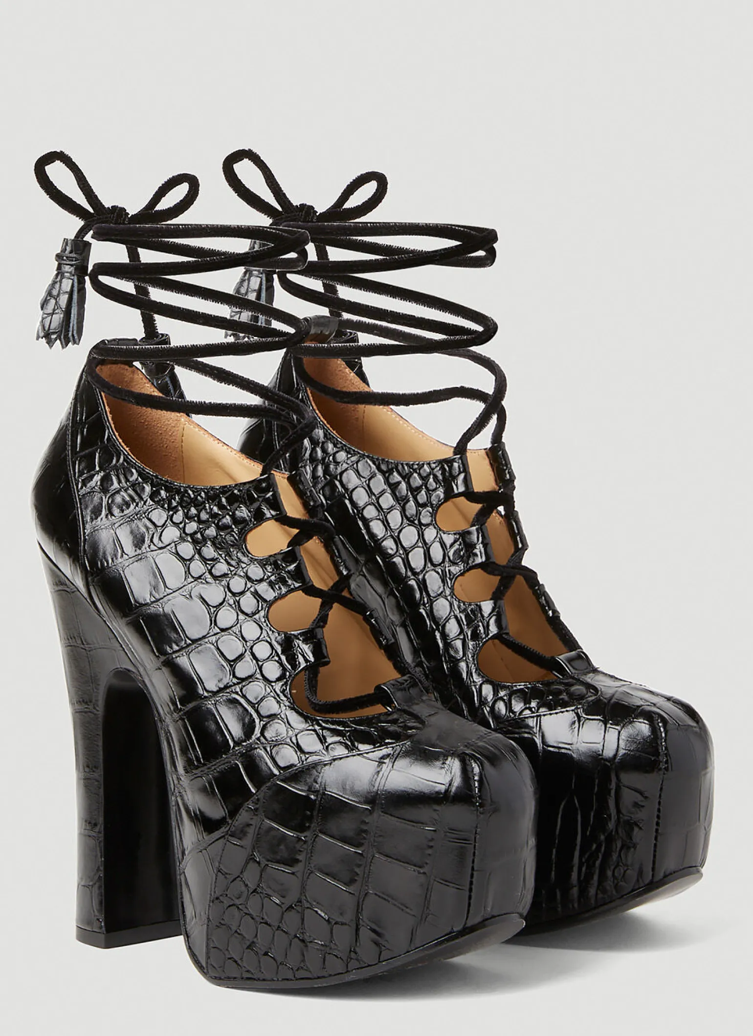 Elevated Ghillie Platform Shoes
