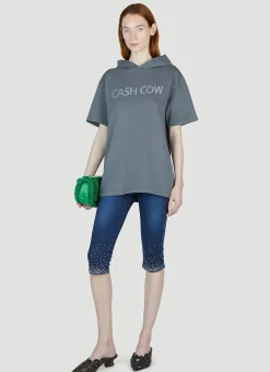 Embellished Capri Jeans