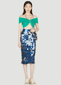 Embellished Midi Skirt