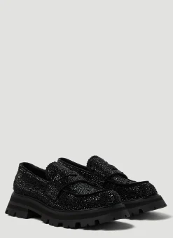 Embellished Platform Loafers