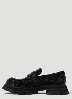 Embellished Platform Loafers