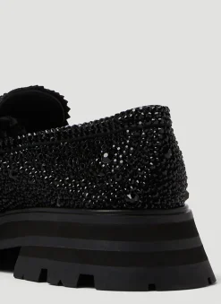 Embellished Platform Loafers