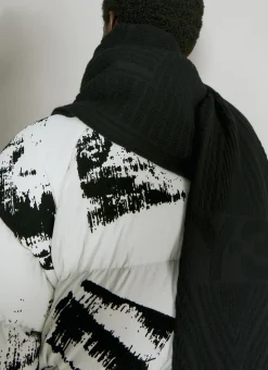 Embossed Logo Scarf