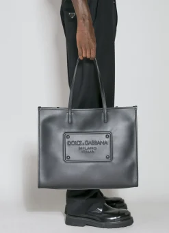 Embossed Logo Tote Bag