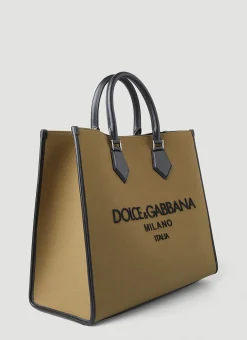 Embroidered Logo Tote Bag
