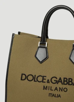 Embroidered Logo Tote Bag
