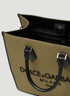 Embroidered Logo Tote Bag