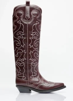 Embroidered Western Boots