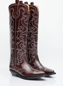 Embroidered Western Boots