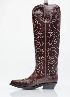 Embroidered Western Boots