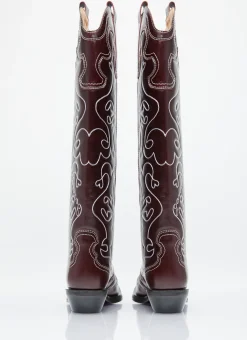 Embroidered Western Boots