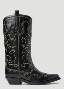 Embroidered Western Boots