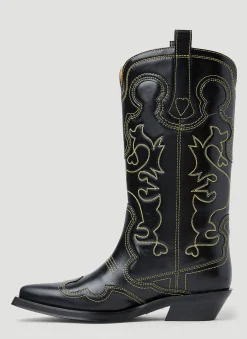 Embroidered Western Boots