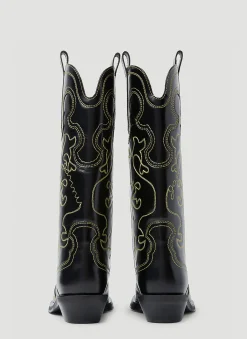 Embroidered Western Boots