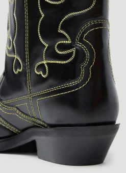 Embroidered Western Boots