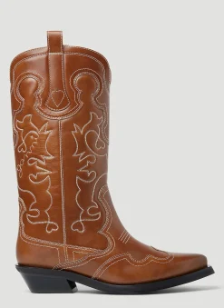 Embroidered Western Boots
