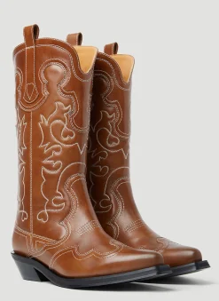 Embroidered Western Boots