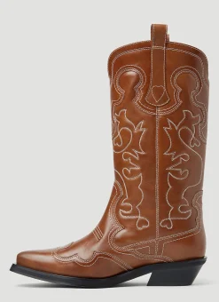 Embroidered Western Boots
