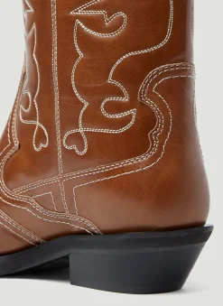 Embroidered Western Boots
