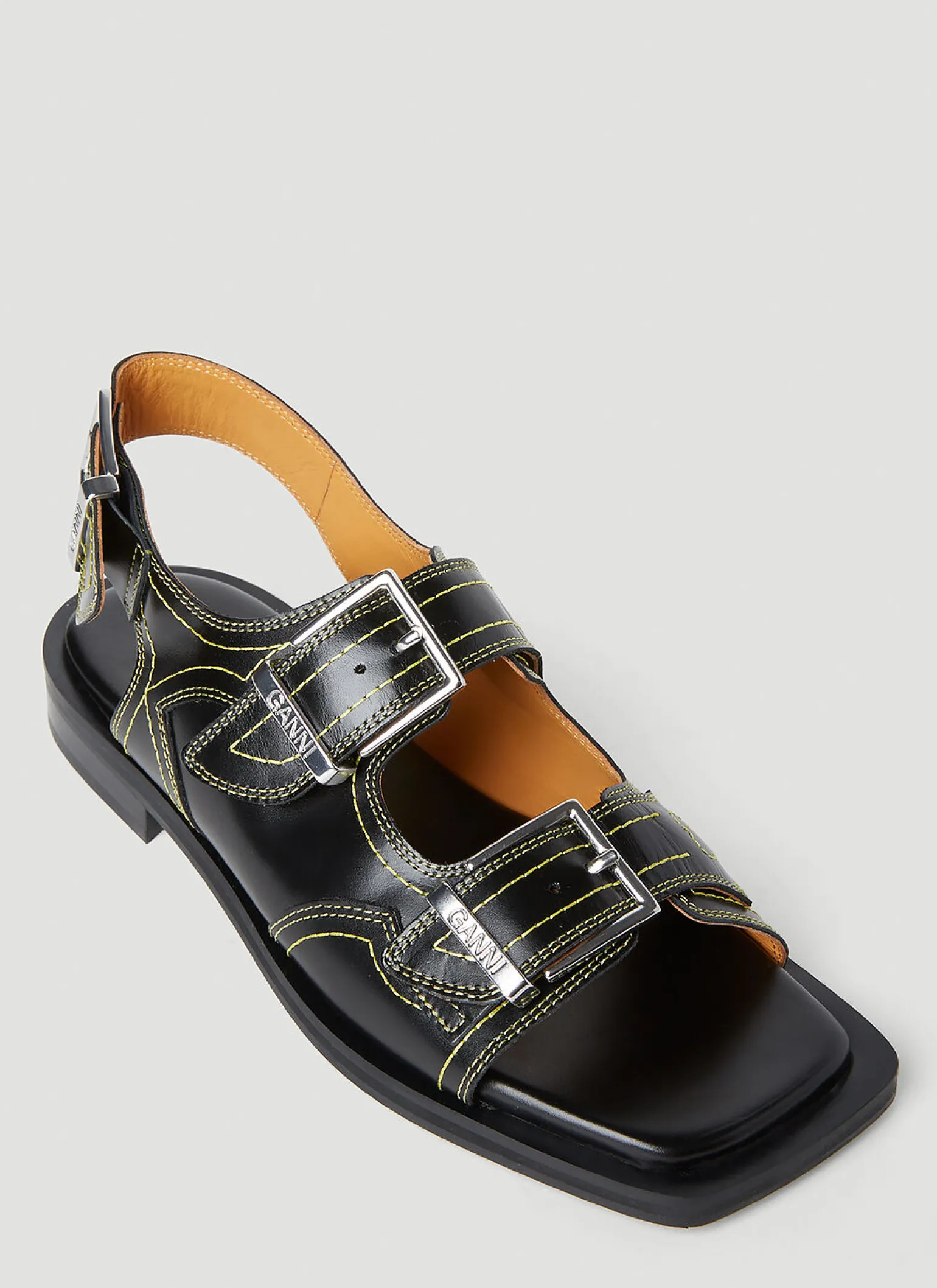 Embroidered Western Sandals