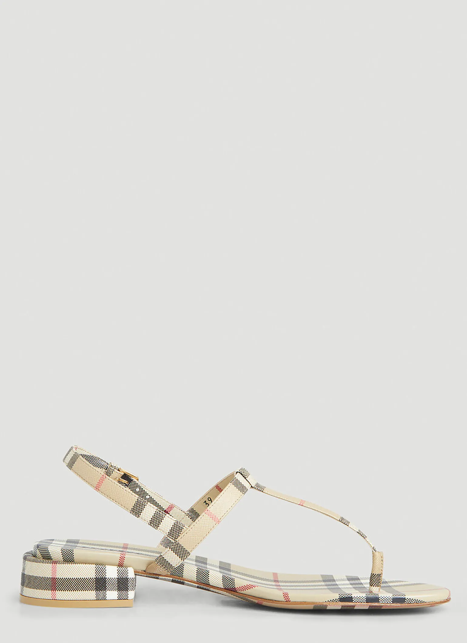 Emily Low Heel Vintage Check Sandals