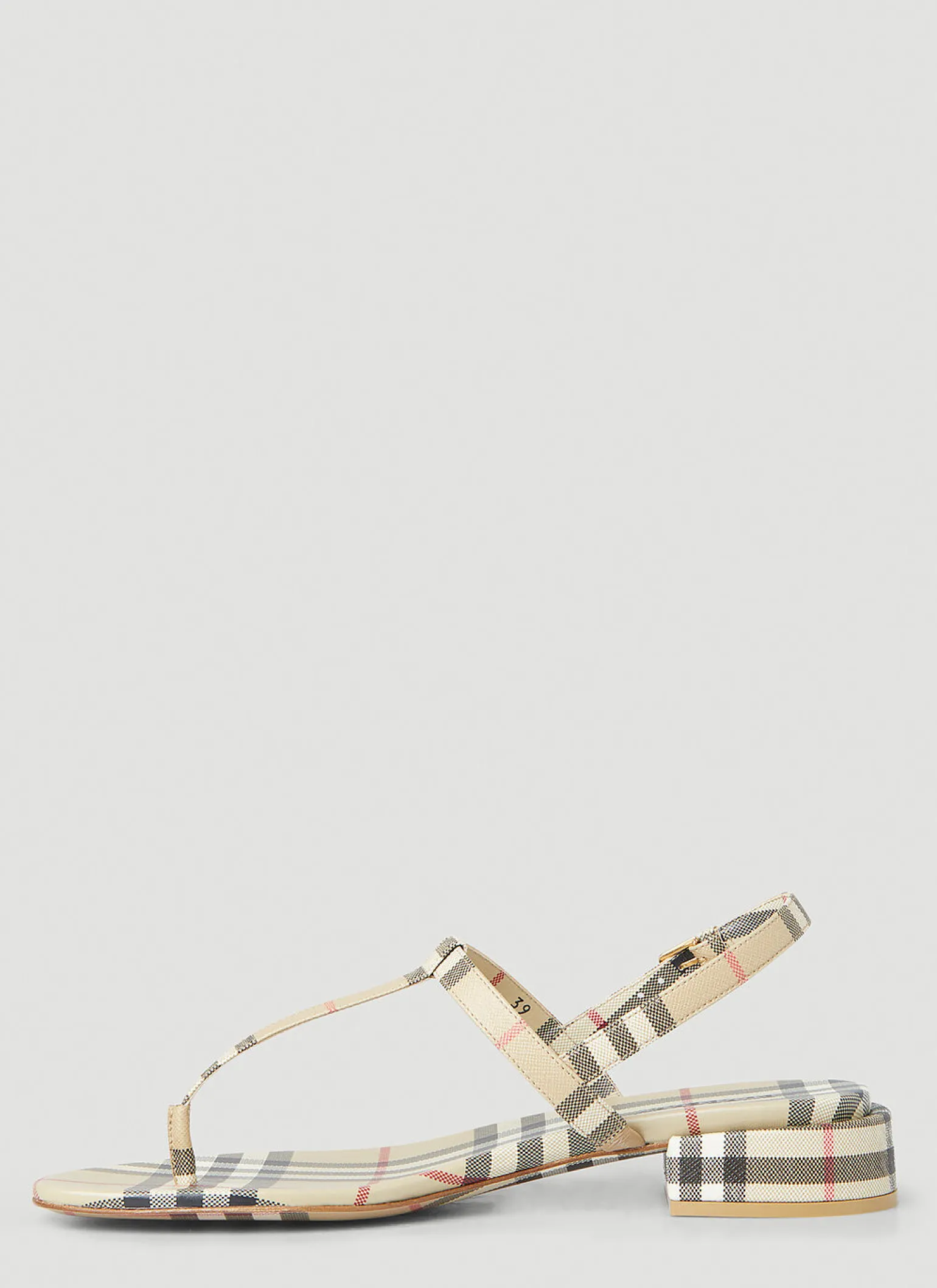 Emily Low Heel Vintage Check Sandals