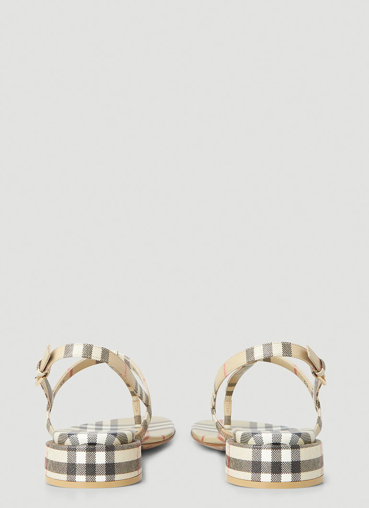 Emily Low Heel Vintage Check Sandals
