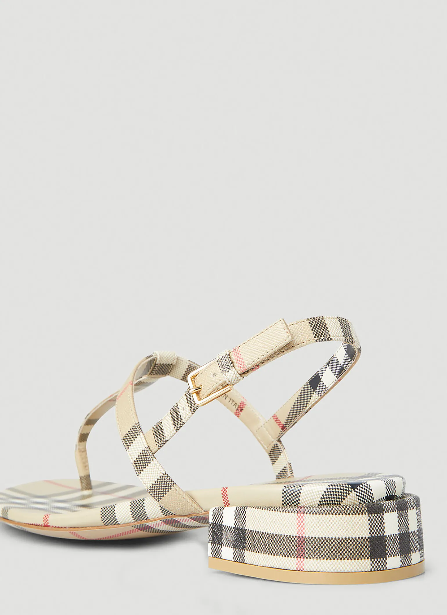 Emily Low Heel Vintage Check Sandals