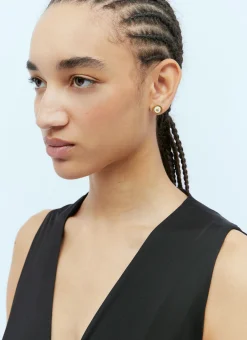 Enamel Medusa Stud Earrings