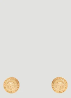 Enamel Medusa Stud Earrings