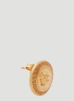Enamel Medusa Stud Earrings