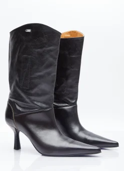 Envelope Leather Boots