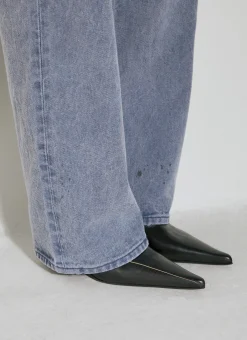 Envelope Leather Heels