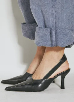 Envelope Leather Heels