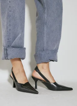 Envelope Leather Heels