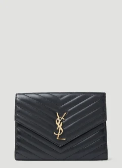 Envelope Logo Clutch