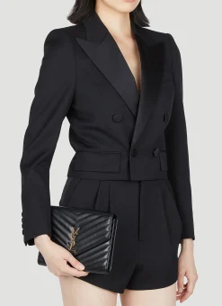 Envelope Logo Clutch
