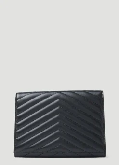 Envelope Logo Clutch