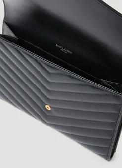Envelope Logo Clutch