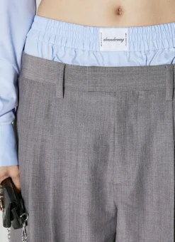Exposed Boxer Tailored Pants