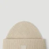 Face Patch Beanie Hat