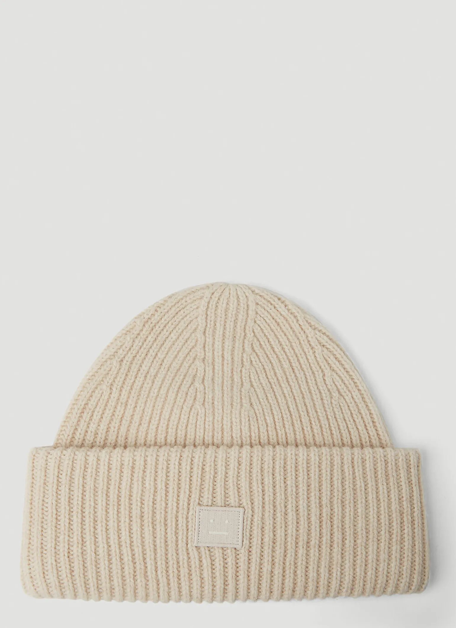 Face Patch Beanie Hat