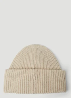 Face Patch Beanie Hat