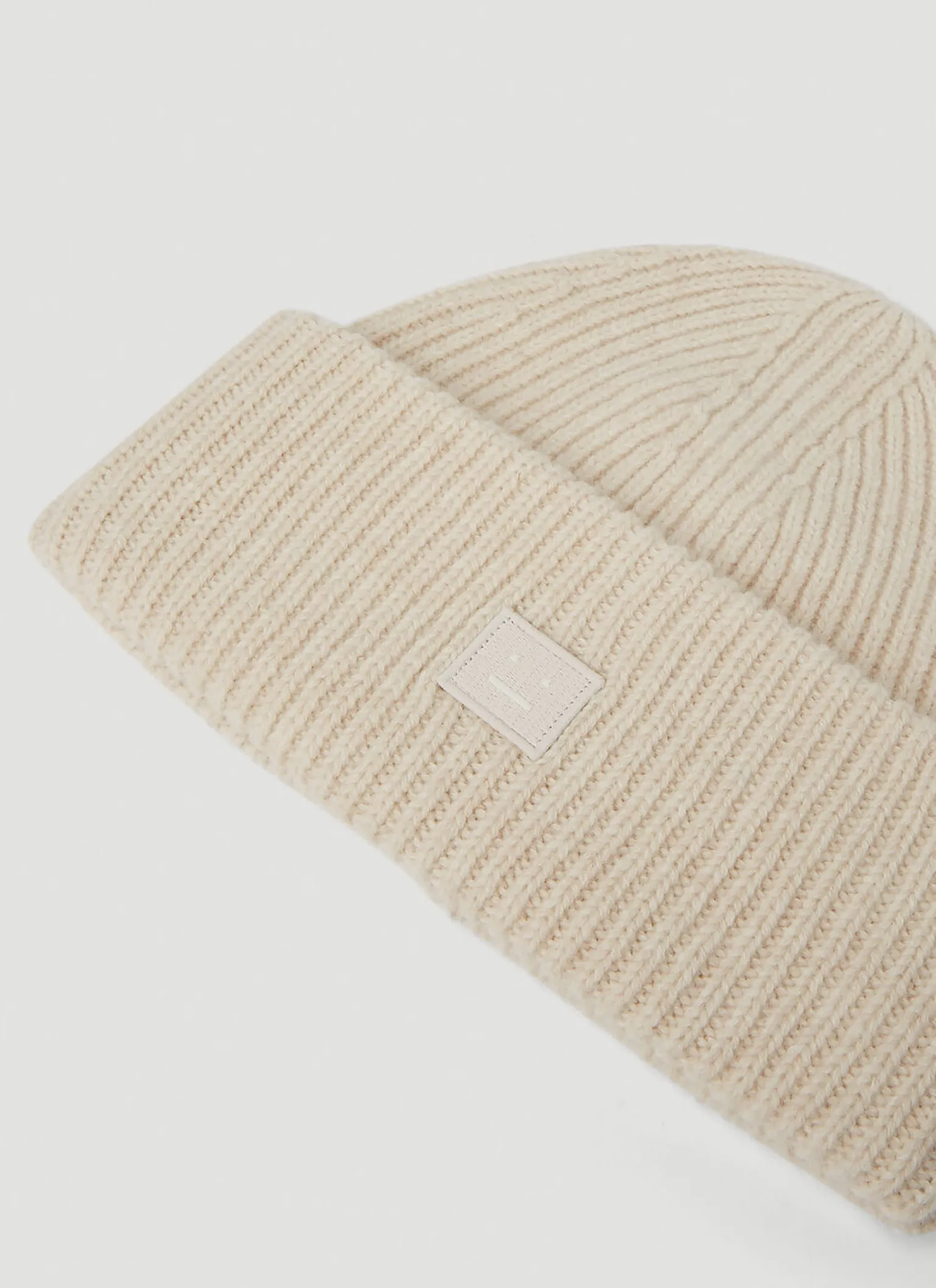 Face Patch Beanie Hat