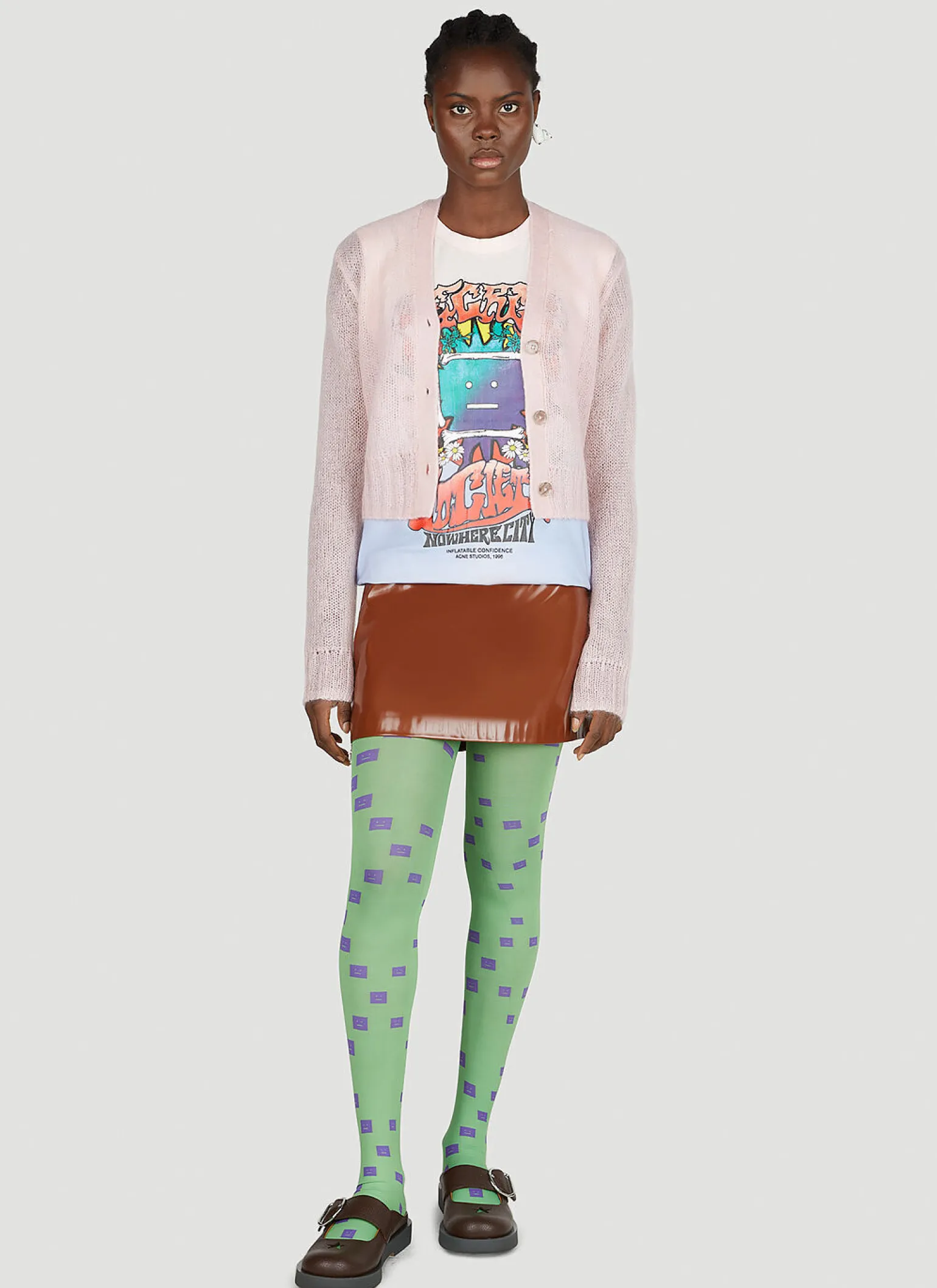Face Patch Tights