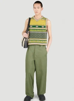 Fairisle Knit Jumper Vest