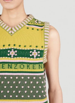 Fairisle Knit Jumper Vest