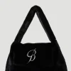 Faux Fur Logo Handbag
