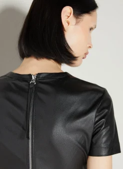 Faux Leather T-Shirt