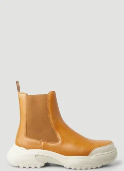 Faux-Leather Chelsea Boots